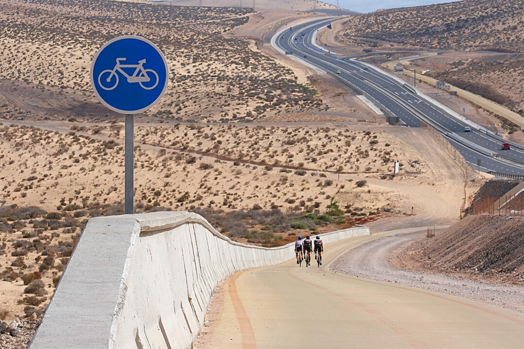 Implementación de un carril bici en la zona de costa de Fuerteventura